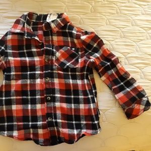 Kids Lucky Brand Plaid Flannel Long Sleeve 3T